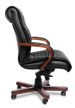 Кресло для персонала Classic chairs Лонгфорд LB Meof-B-Longford-2 черная кожа - 2