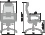 Кресло для руководителя Метта Samurai SL-1.04 коричневый - 4