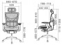 Кресло для руководителя Expert SAIL черная сетка HSAM01-BK  - 4