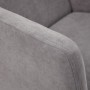 Кресло для персонала TetChair Milan серый флок - 5